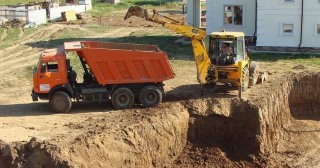 Котлован для дома Октябрьский, цена от 316 руб./м3.