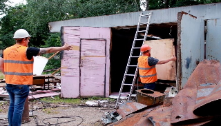 Демонтаж гаражей в октябрьском, цена от 1788 руб. – услуги под ключ от 2Землекопа-Ктб